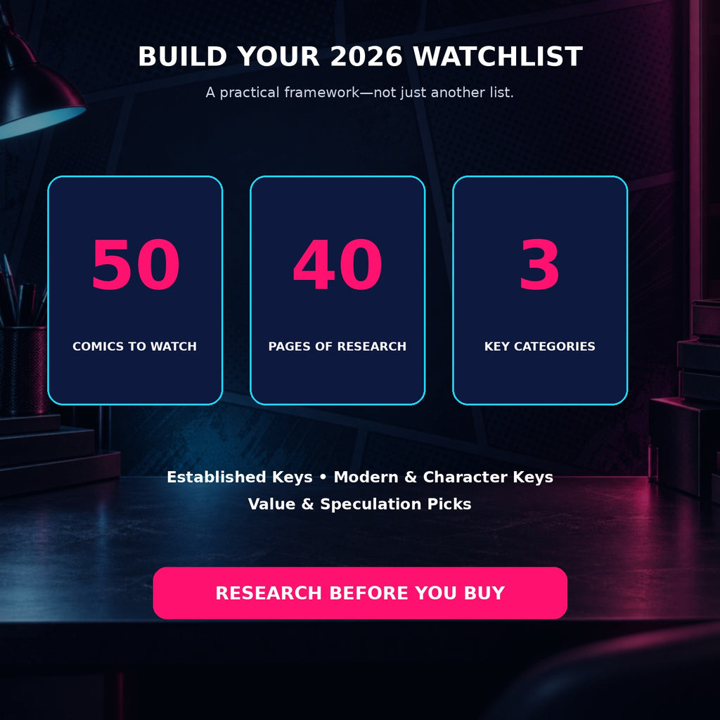 50 Comic Books to Watch in 2026 – Collector’s Digital Guide