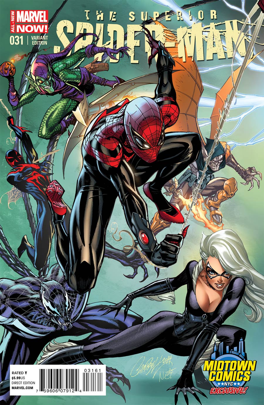 Superior Spider-Man #31 Midtown Comics J Scott Campbell Variant