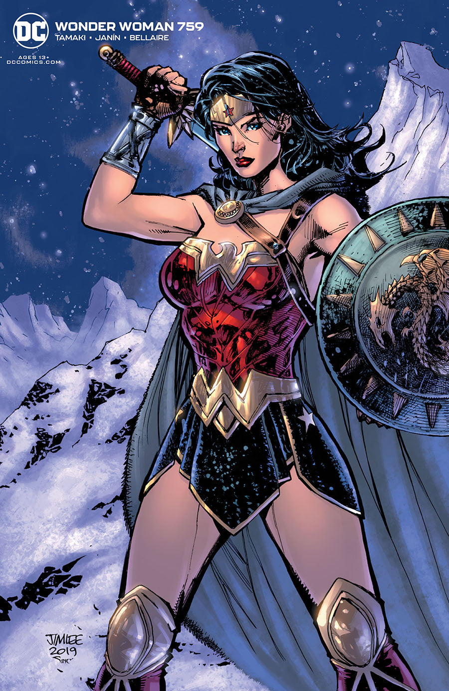 Wonder Woman #759 Jim Lee Card Stock Variant DC Comics 2020 First Liar Liar