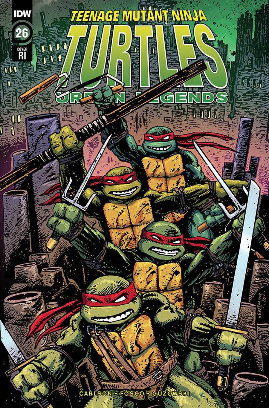 TMNT Urban Legends #26 Frank Fosco Cover A Free Bonus Comic IDW 2020