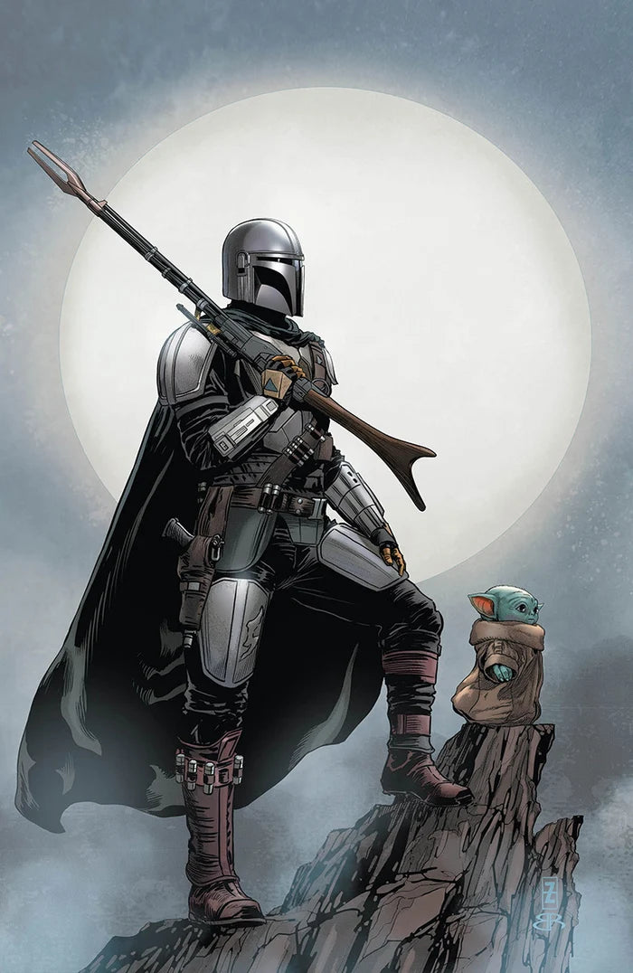 STAR WARS: THE MANDALORIAN #4 UNKNOWN COMICS PATCH ZIRCHER EXCLUSIVE VIRGIN VAR