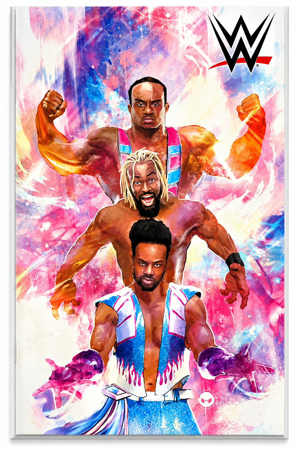 WWE The New Day: Power of Positivity #1 Griff Exclusive Variant BOOM! 2021 NM