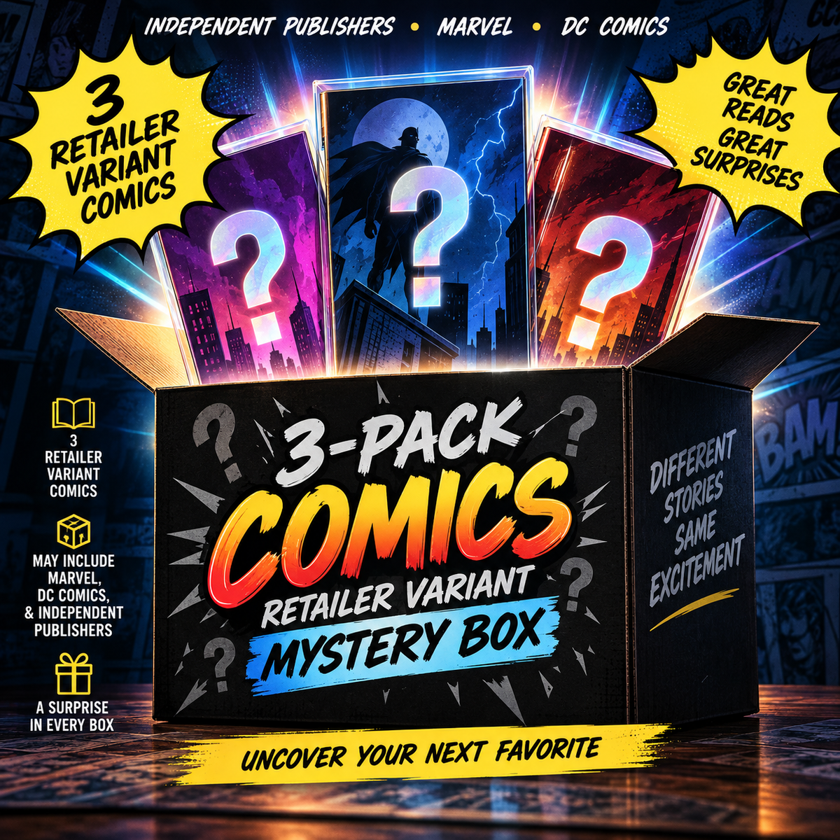 3-Pack Variant Mystery Box