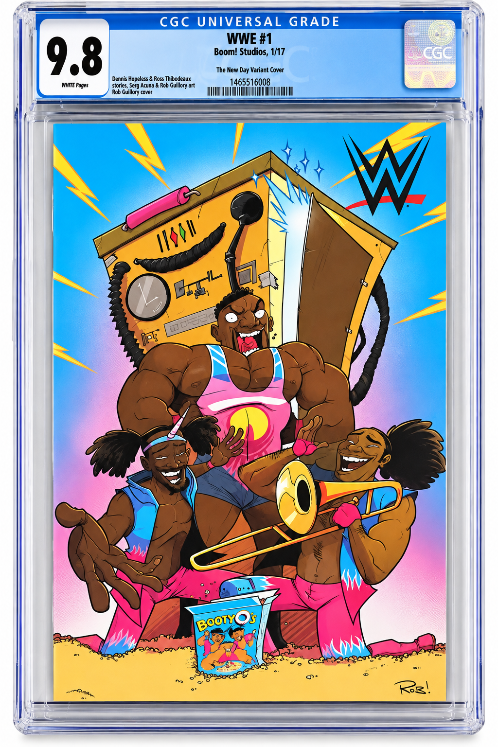 WWE #1 The New Day 1:25 Retailer Incentive Variant CGC 9.8 – Rob Guillory