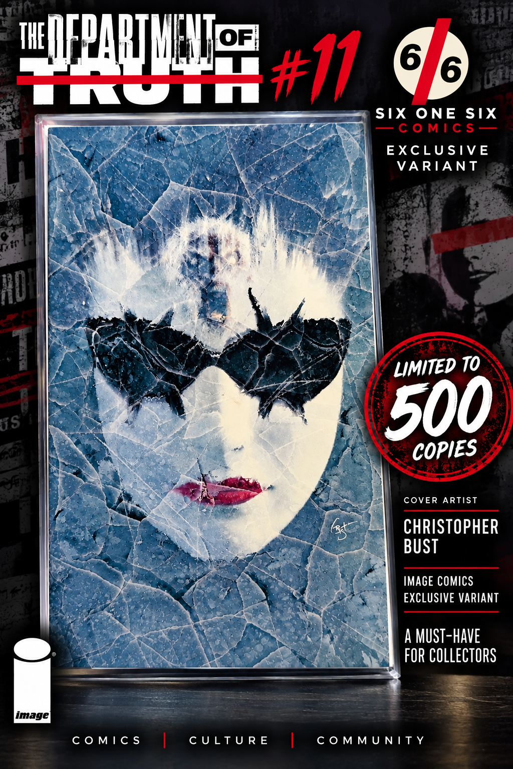 Department of Truth #11 Christopher Bust Virgin Variant – 616 Comics Exclusive LTD 500 w/ COA
