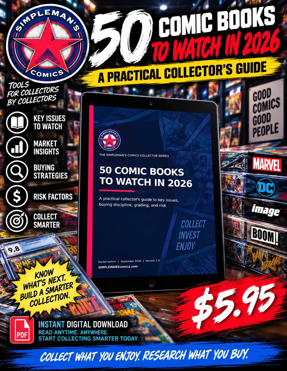 50 Comic Books to Watch in 2026 – Collector’s Digital Guide