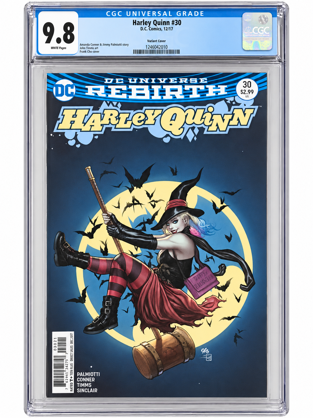 Harley Quinn #30 CGC 9.8 – Frank Cho Bewitched Variant – DC 2017