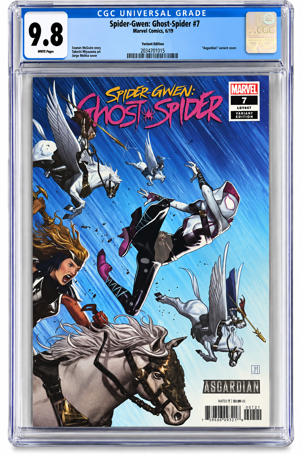 Spider-Gwen: Ghost-Spider #7 Asgardian Variant – CGC 9.8
