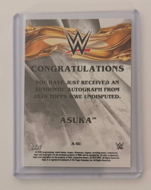 2019 WWE Undisputed Asuka Auto /199