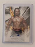 2019 wwe undisputed shinsuke nakamura auto /199