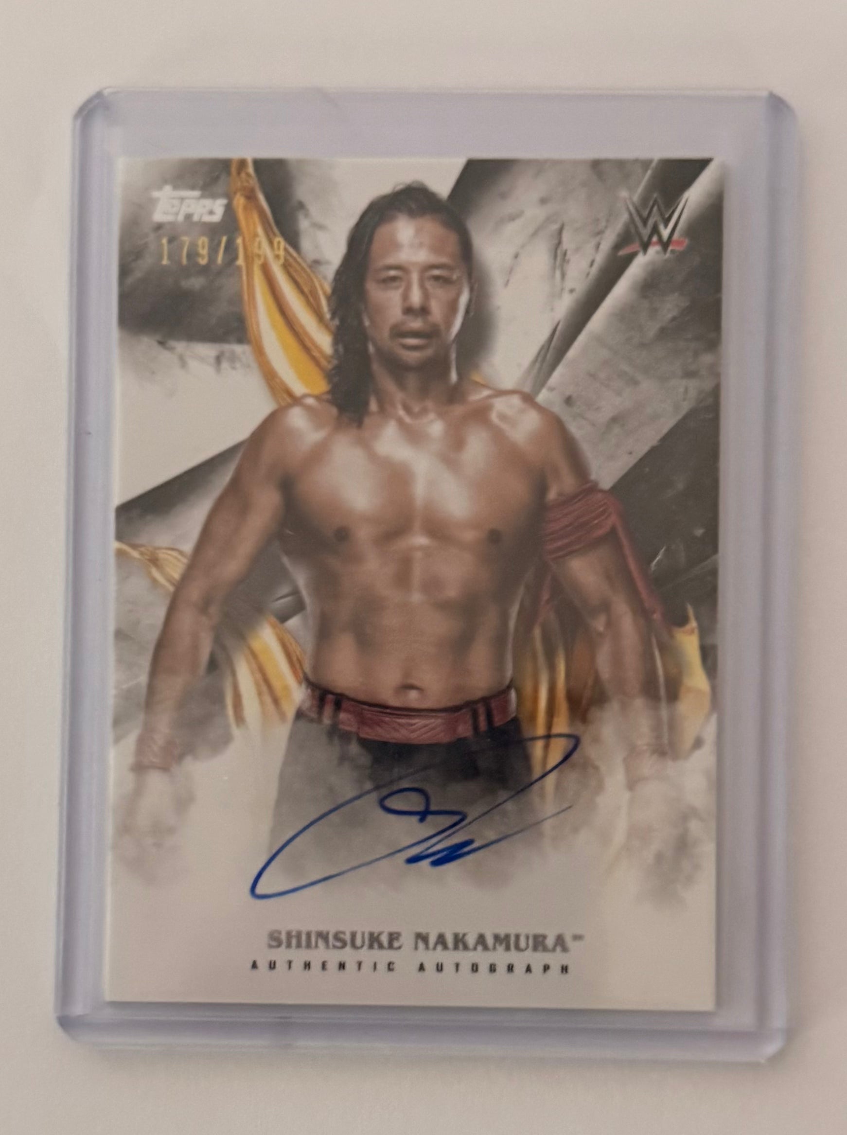 2019 wwe undisputed shinsuke nakamura auto /199