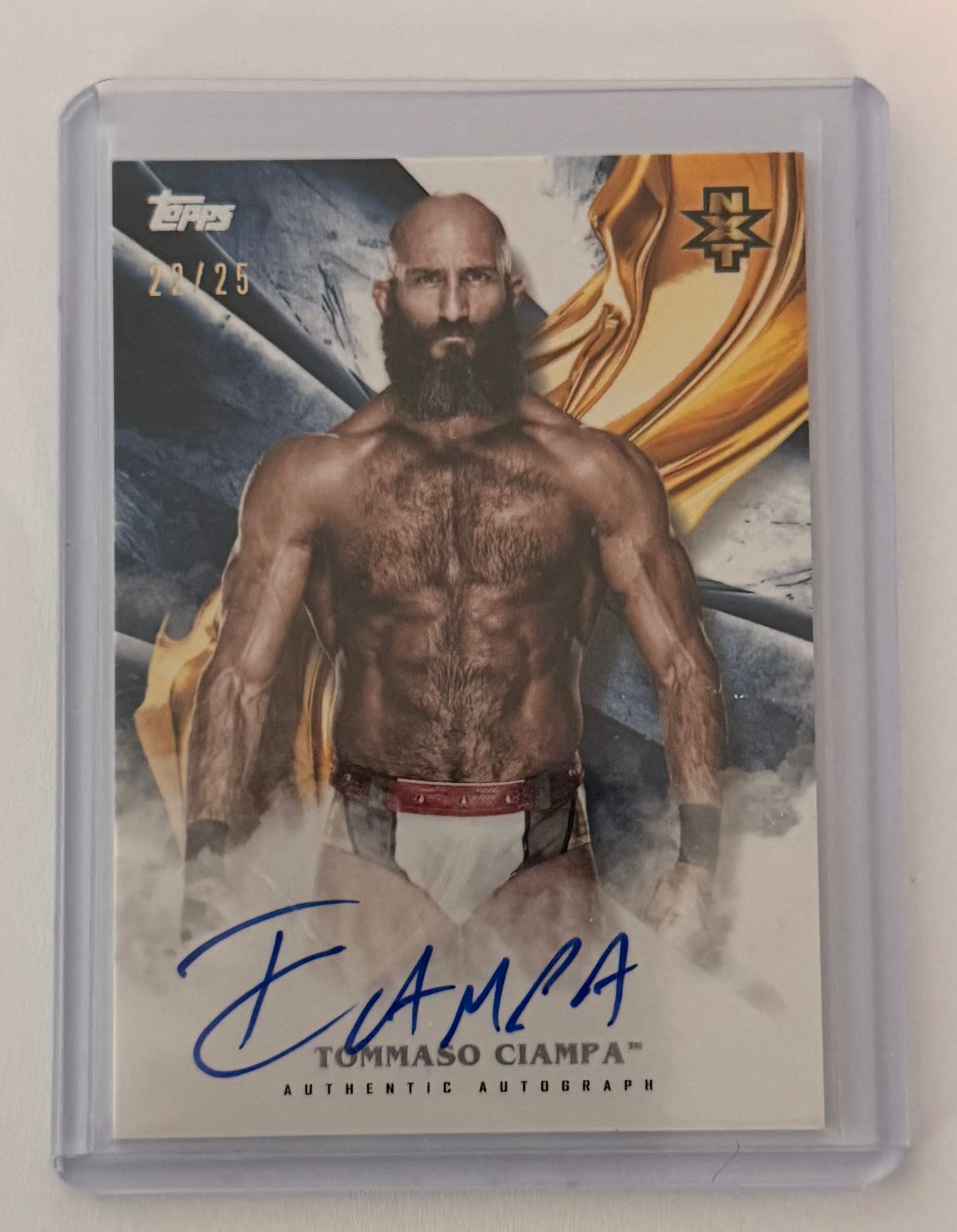 2019 Topps Undisputed Tommaso Ciampa Auto /25 On Card WWE NXT AEW SSP