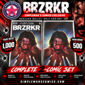 BRZRKR #1 RAHZZAH 616 Comics x Simpleman's Comics Exclusive Variant Set LTD 1000/500
