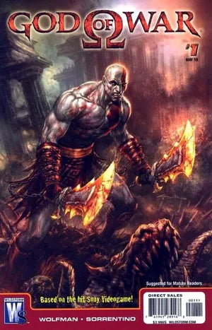 God of War #1 First Print – 1st Appearance of Kratos – WildStorm 2010