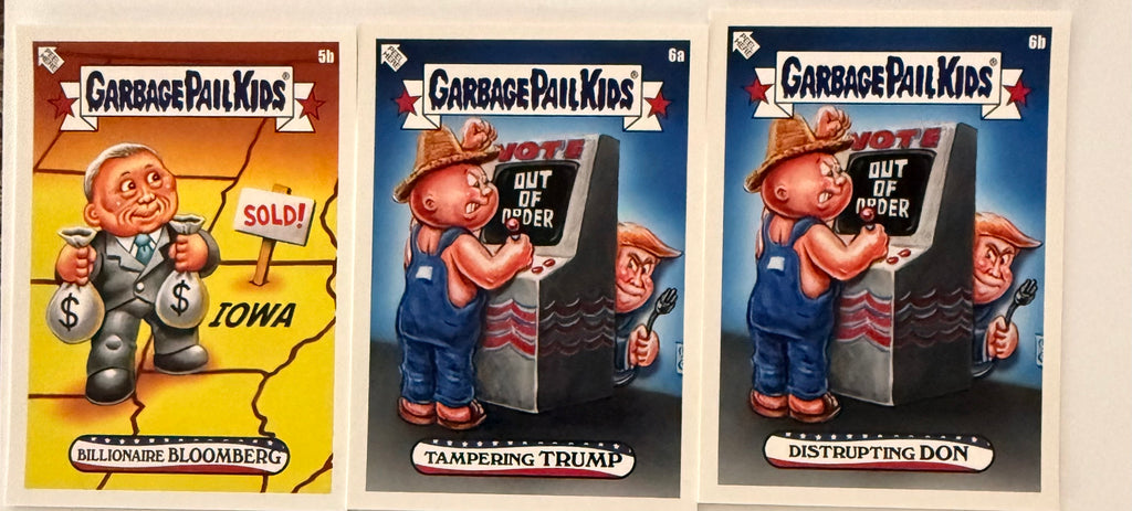 2020 Topps GPK Garbage Pail Kids Disgrace to White House Iowa Caucus Full Set