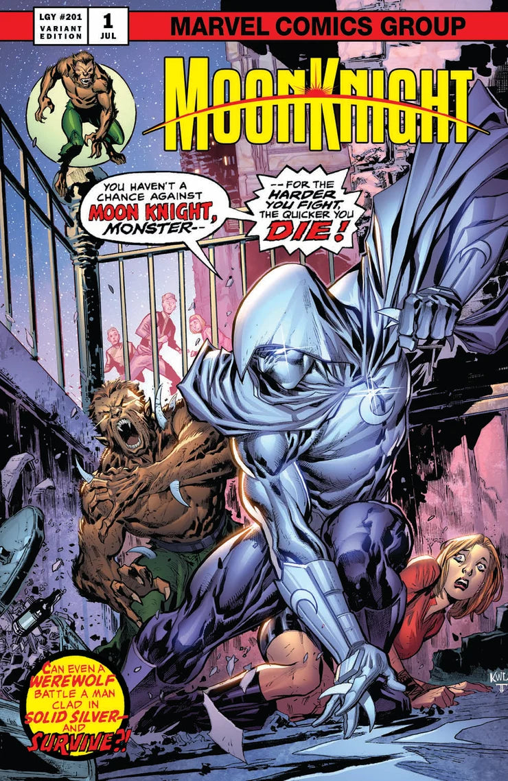Moon Knight #1 Ken Lashley Werewolf by Night #32 Virgin Variant – 616 Exclusive