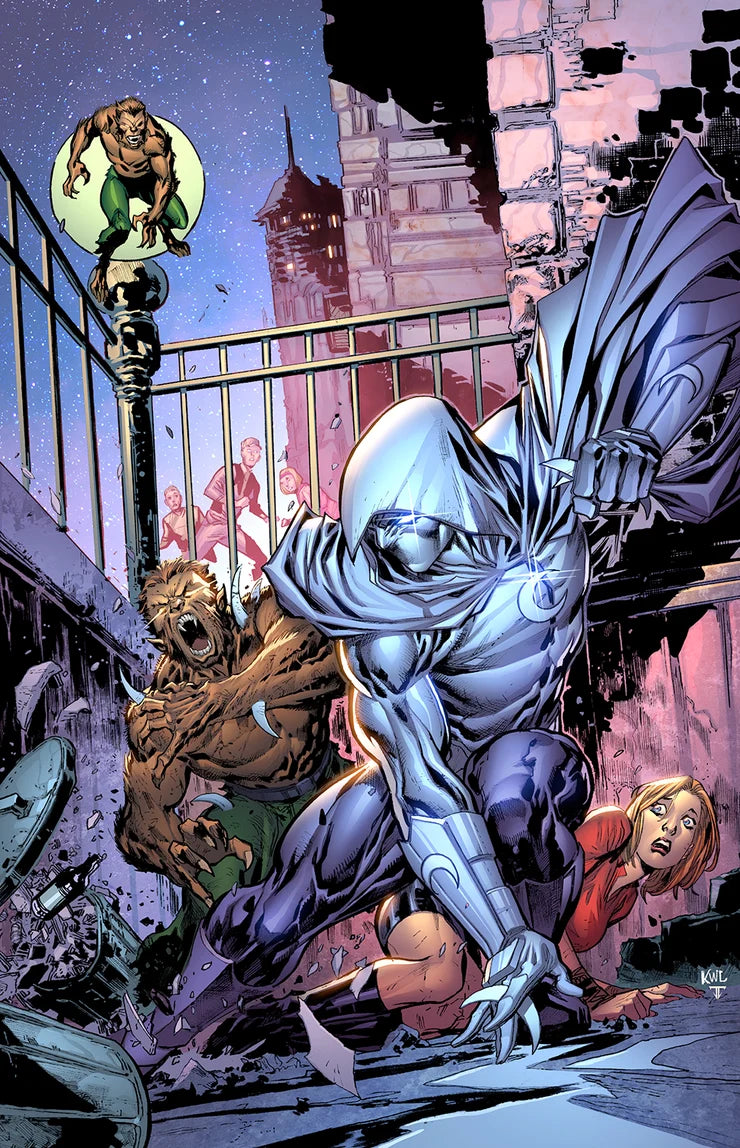 Moon Knight #1 Ken Lashley Werewolf by Night #32 Virgin Variant – 616 Exclusive