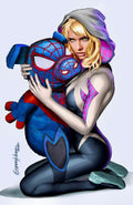 Miles Morales: Spider-Man #25 Greg Horn Spider-Gwen Virgin Variant LTD 1000 NM
