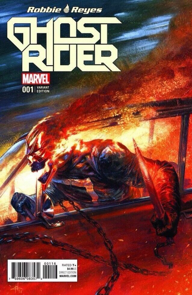 Ghost Rider 1 Marvel Now Dell'Otto Frankie's Comics Variant