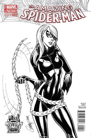 Amazing Spider-Man Vol 3 #2 J Scott Campbell Midtown Sketch Variant